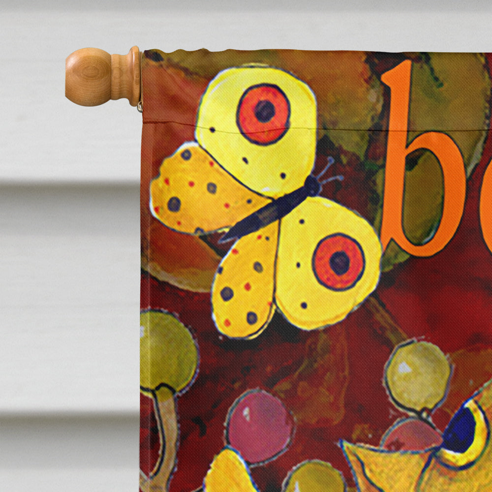Happy Happy Day Owl House Flag 28x40 Porch Sleeve Pole Decorative Outside Yard Banner Artwork Wall Hanging, Polyester
