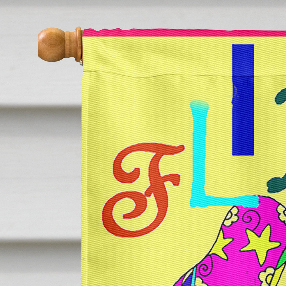 Bring your Own Filp Flops House Flag 28x40 Porch Sleeve Pole Decorative Outside Yard Banner Artwork Wall Hanging, Polyester