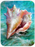The Jewel of the Sea Shell Cutting Board Tempered Glass Kitchen Cutting Surface, Heat Resistant Chopping, Non-Slip Feet, Food Prep & Serving