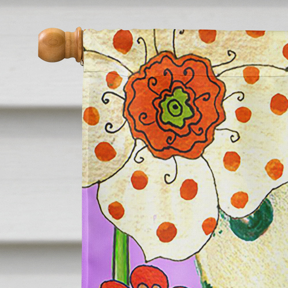 Love is Blooming Valentine's Day House Flag 28x40 Porch Sleeve Pole Decorative Outside Yard Banner Artwork Wall Hanging, Polyester