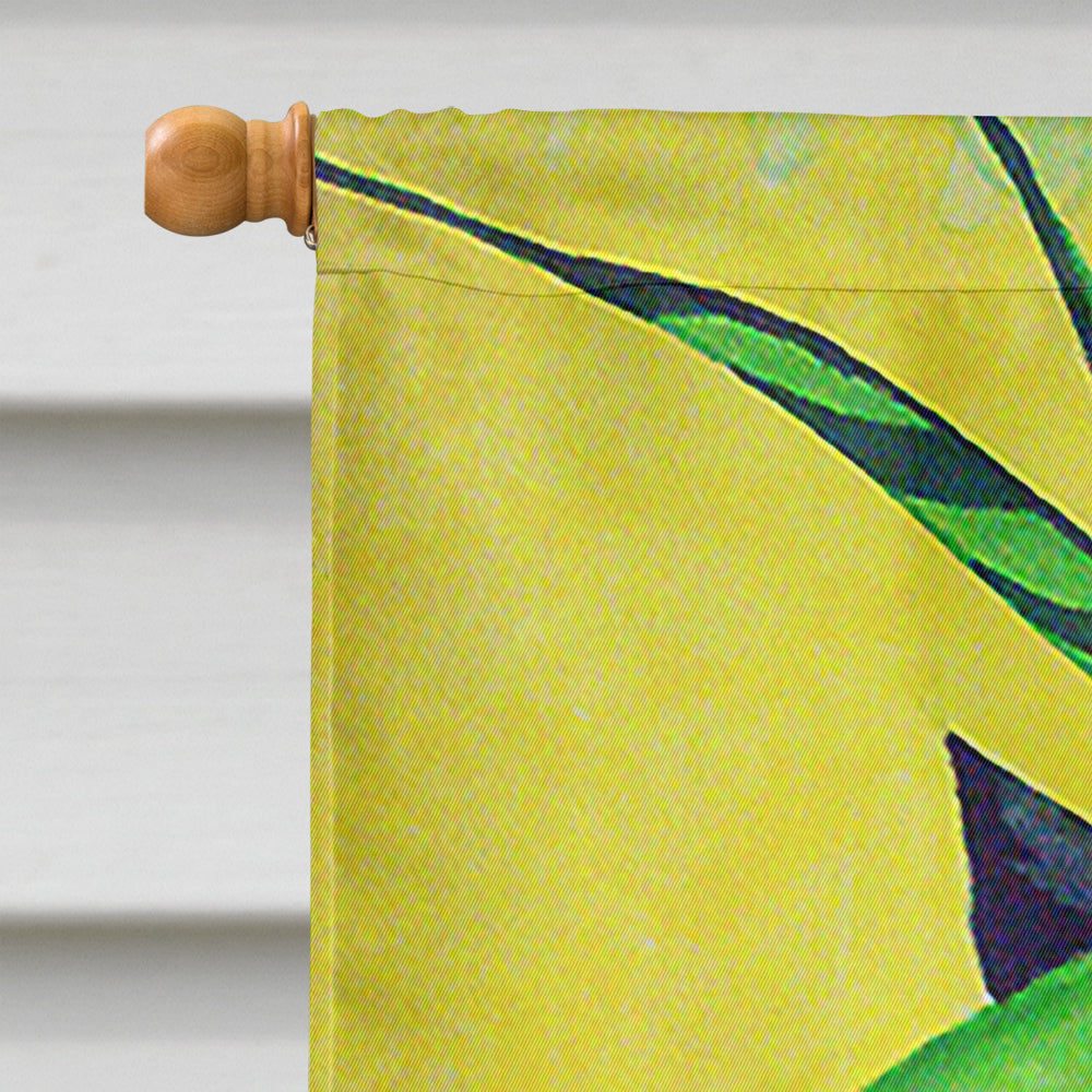 Summer Daze Frog House Flag 28x40 Porch Sleeve Pole Decorative Outside Yard Banner Artwork Wall Hanging, Polyester