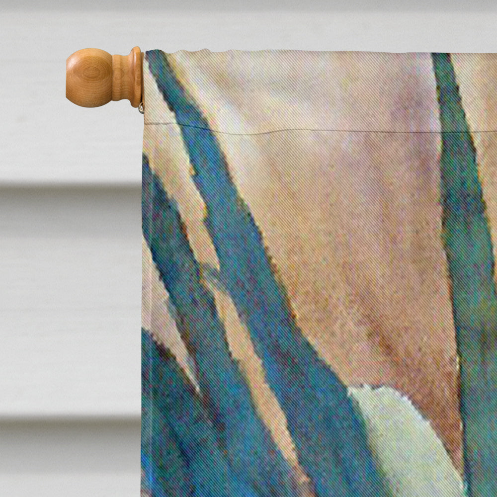 Southen Magnolias House Flag 28x40 Porch Sleeve Pole Decorative Outside Yard Banner Artwork Wall Hanging, Polyester