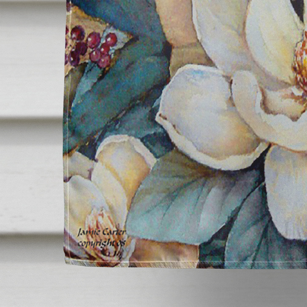 Southen Magnolias House Flag 28x40 Porch Sleeve Pole Decorative Outside Yard Banner Artwork Wall Hanging, Polyester