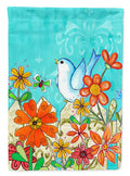 Flower Good Day To Bloom House Flag 28x40 Porch Sleeve Pole Decorative Outside Yard Banner Artwork Wall Hanging, Polyester