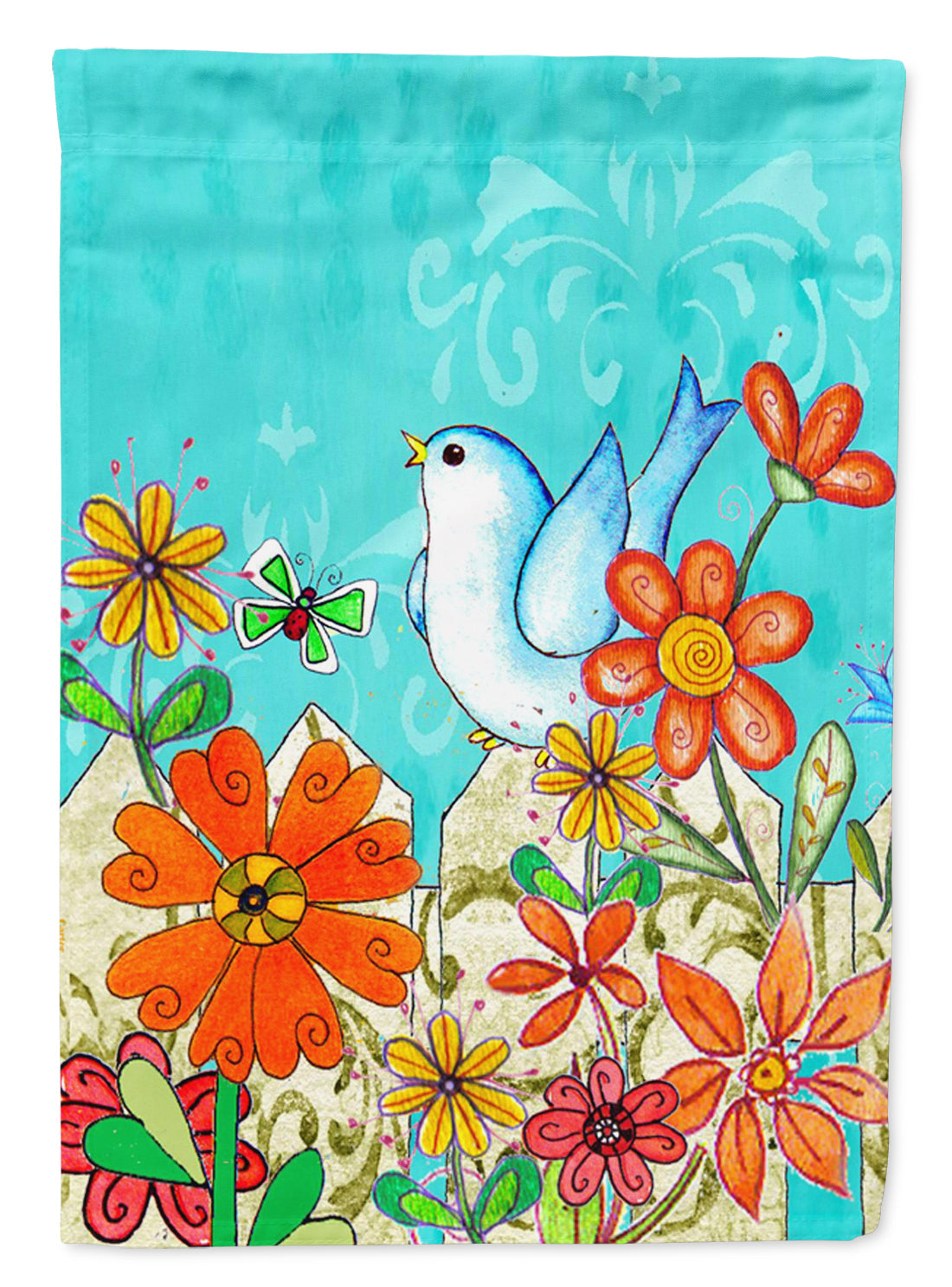 Flower Good Day To Bloom House Flag 28x40 Porch Sleeve Pole Decorative Outside Yard Banner Artwork Wall Hanging, Polyester