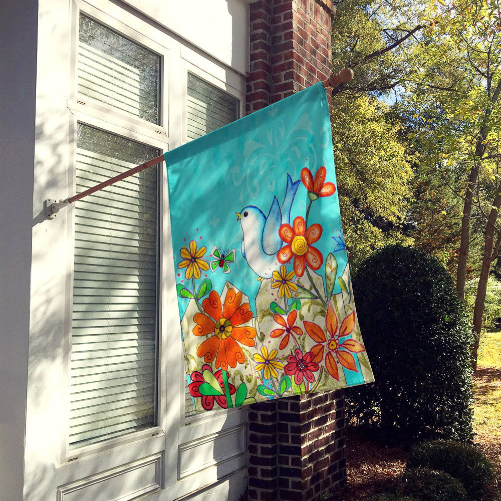 Flower Good Day To Bloom House Flag 28x40 Porch Sleeve Pole Decorative Outside Yard Banner Artwork Wall Hanging, Polyester