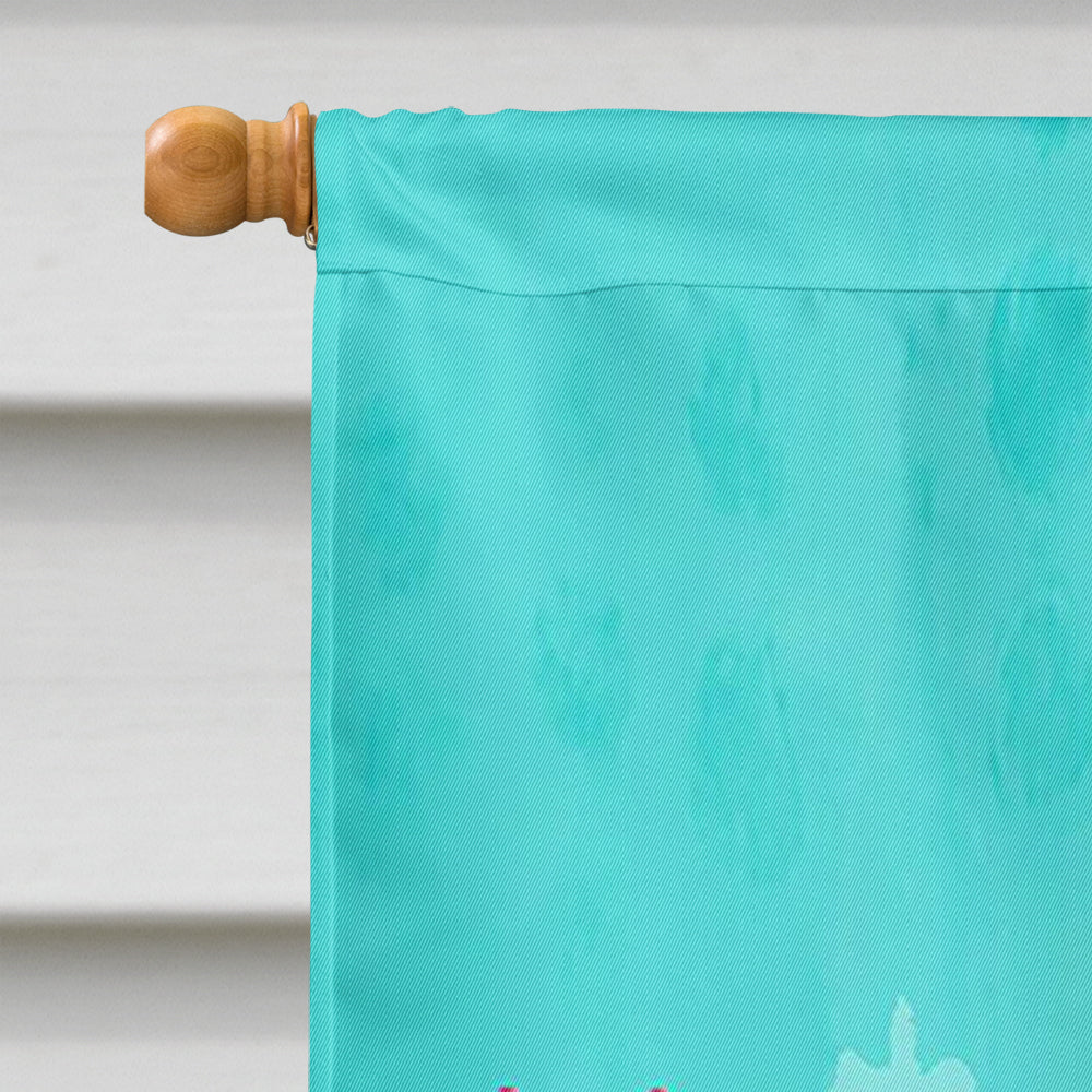 Flower Good Day To Bloom House Flag 28x40 Porch Sleeve Pole Decorative Outside Yard Banner Artwork Wall Hanging, Polyester