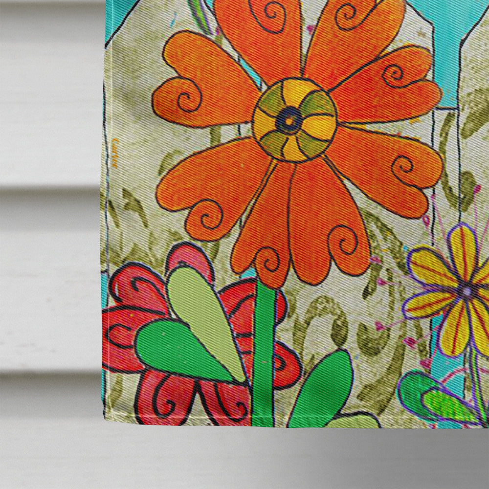 Flower Good Day To Bloom House Flag 28x40 Porch Sleeve Pole Decorative Outside Yard Banner Artwork Wall Hanging, Polyester