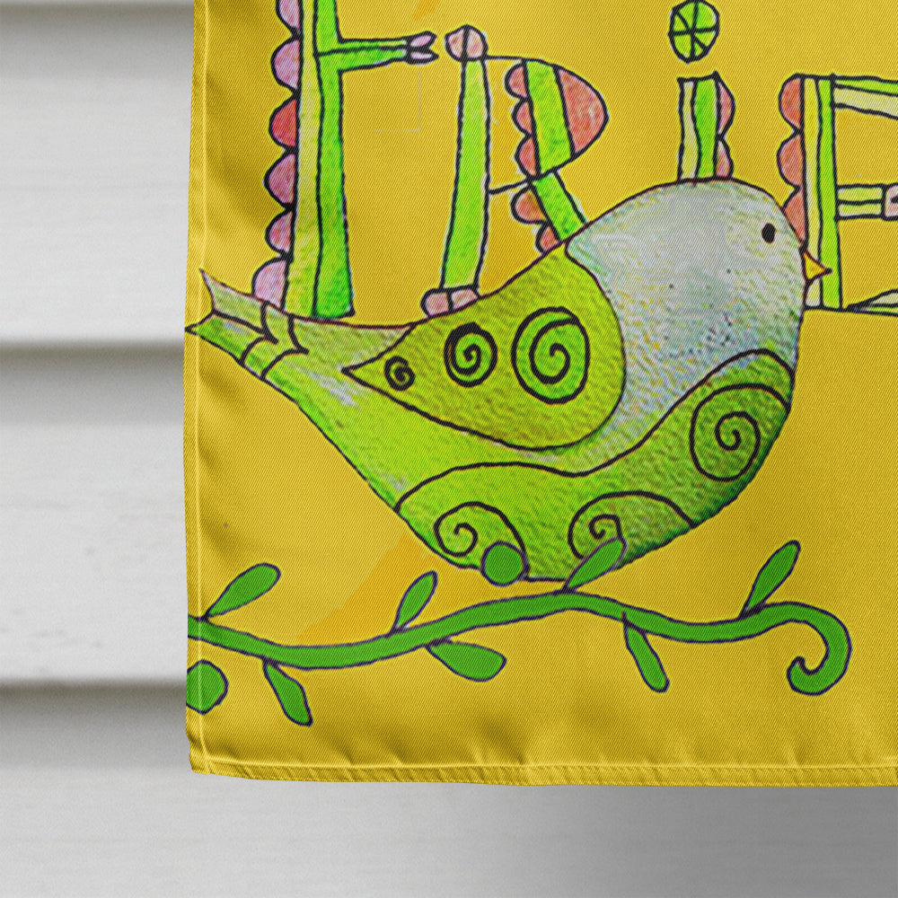 Welcome Good Friends Inspirational House Flag 28x40 Porch Sleeve Pole Decorative Outside Yard Banner Artwork Wall Hanging, Polyester