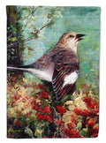 Mockingbird House Flag 28x40 Porch Sleeve Pole Decorative Outside Yard Banner Artwork Wall Hanging, Polyester
