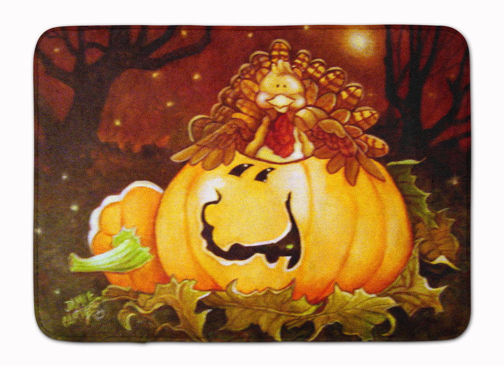 Somebody to Love Pumpkin Halloween Memory Foam Kitchen Mat Machine Washable Anti-Fatigue Cushion Comfort Bath or Kitchen Rug