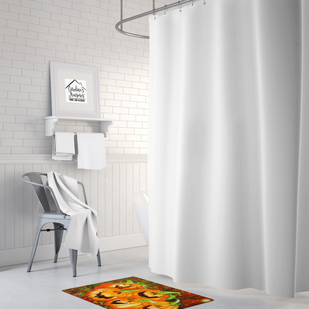 Such a Glowing Personality Pumpkin Halloween Memory Foam Kitchen Mat Machine Washable Anti-Fatigue Cushion Comfort Bath or Kitchen Rug