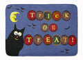 Trick or Treat Kitty Halloween Memory Foam Kitchen Mat Machine Washable Anti-Fatigue Cushion Comfort Bath or Kitchen Rug