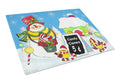 Candy Canes for Sale Snowman Cutting Board Tempered Glass Kitchen Cutting Surface, Heat Resistant Chopping, Non-Slip Feet, Food Prep & Serving