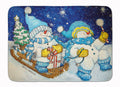 Celebrate the Season of Wonder Snowman Memory Foam Kitchen Mat Machine Washable Anti-Fatigue Cushion Comfort Bath or Kitchen Rug