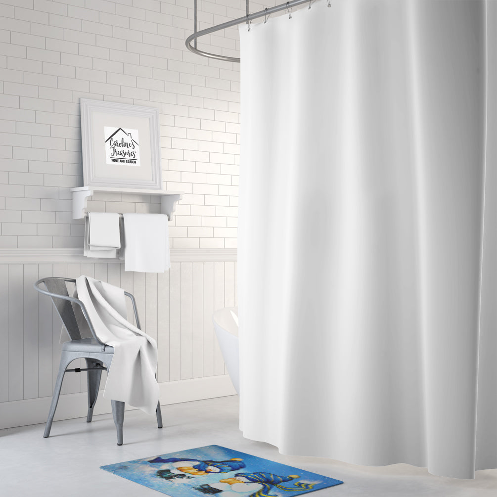 We Believe in Magic Snowman Memory Foam Kitchen Mat Machine Washable Anti-Fatigue Cushion Comfort Bath or Kitchen Rug