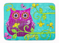 Sittin in the Flowers Owl Memory Foam Kitchen Mat Machine Washable Anti-Fatigue Cushion Comfort Bath or Kitchen Rug