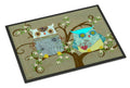 The Friendly Ladies Owl Doormat Indoor Outdoor 24H X 36W Front Door Mat Rugs for Entryway, Non Slip Washable Low Pile,