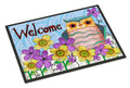 Welcome Owl Doormat Indoor Outdoor 18H X 27W Front Door Mat Rugs for Entryway, Non Slip Washable