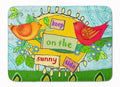 Keep on the Sunny Side Memory Foam Kitchen Mat Machine Washable Anti-Fatigue Cushion Comfort Bath or Kitchen Rug