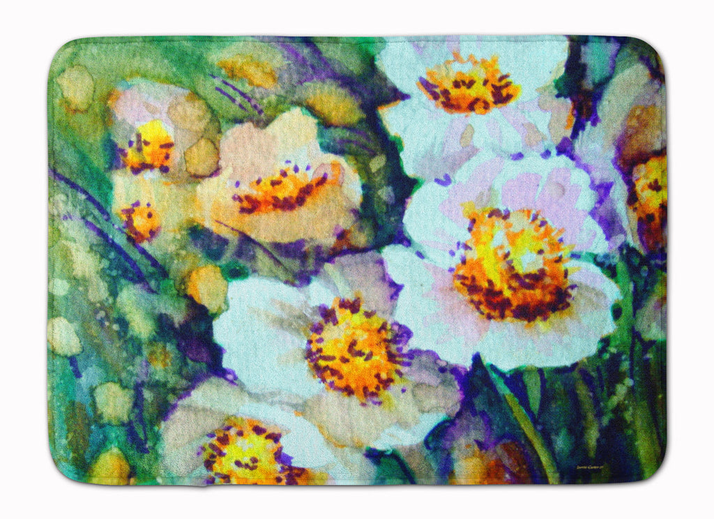 Raindrops on Poppies Memory Foam Kitchen Mat Machine Washable Anti-Fatigue Cushion Comfort Bath or Kitchen Rug