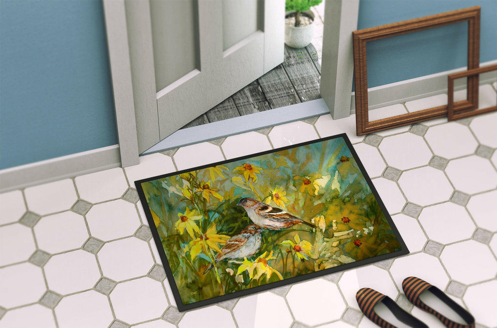 Sparrows in the Field Doormat Indoor Outdoor 24H X 36W Front Door Mat Rugs for Entryway, Non Slip Washable Low Pile,