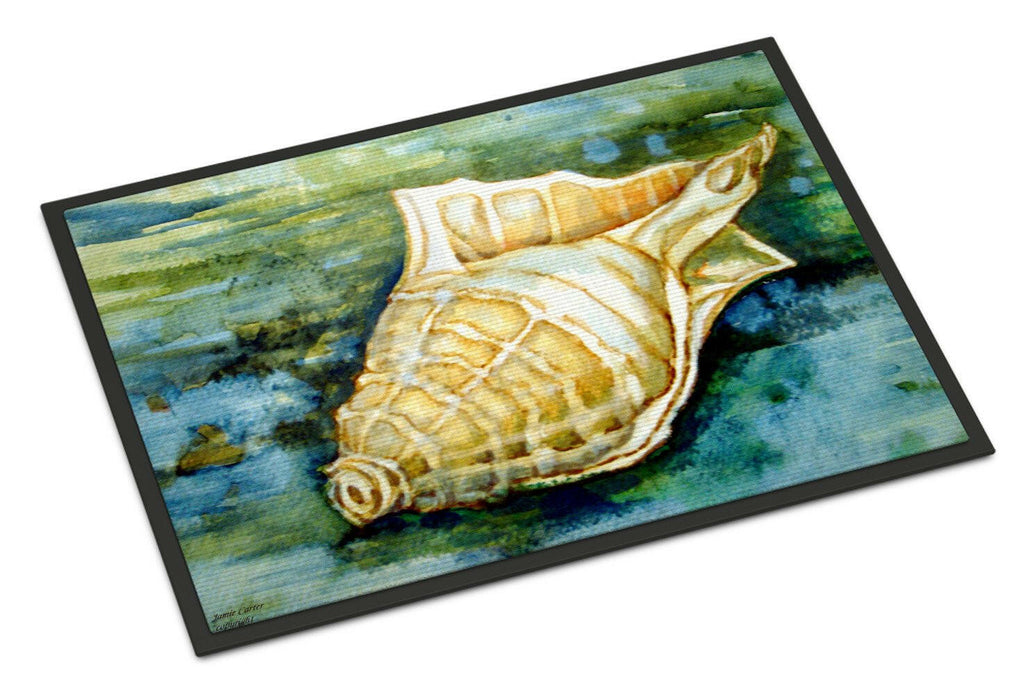 Seashells Inspire Me Doormat Indoor Outdoor 24H X 36W Front Door Mat Rugs for Entryway, Non Slip Washable Low Pile,