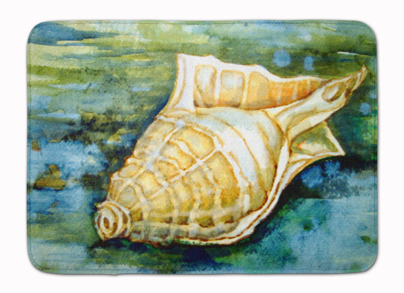 Seashells Inspire Me Memory Foam Kitchen Mat Machine Washable Anti-Fatigue Cushion Comfort Bath or Kitchen Rug