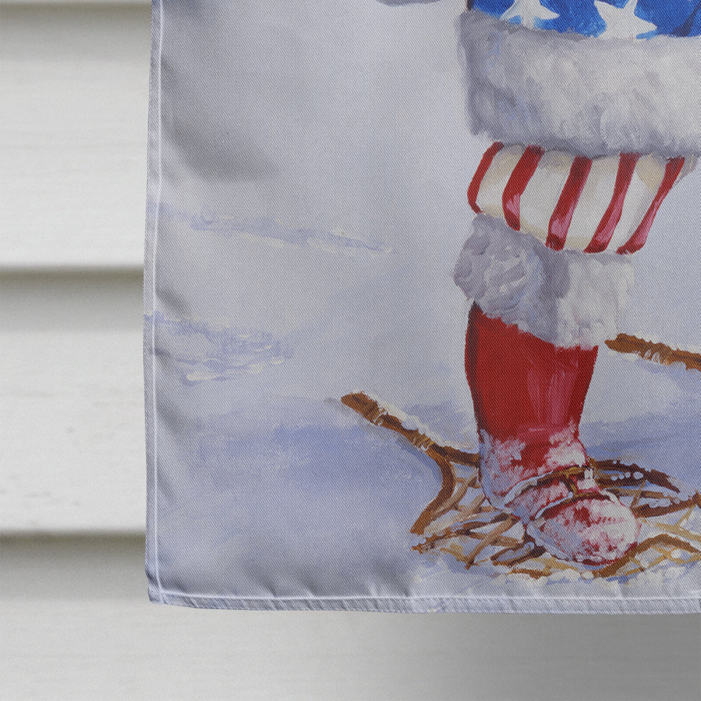 Santa Claus A Star to Guide Him House Flag 28x40 Porch Sleeve Pole Decorative Outside Yard Banner Artwork Wall Hanging, Polyester