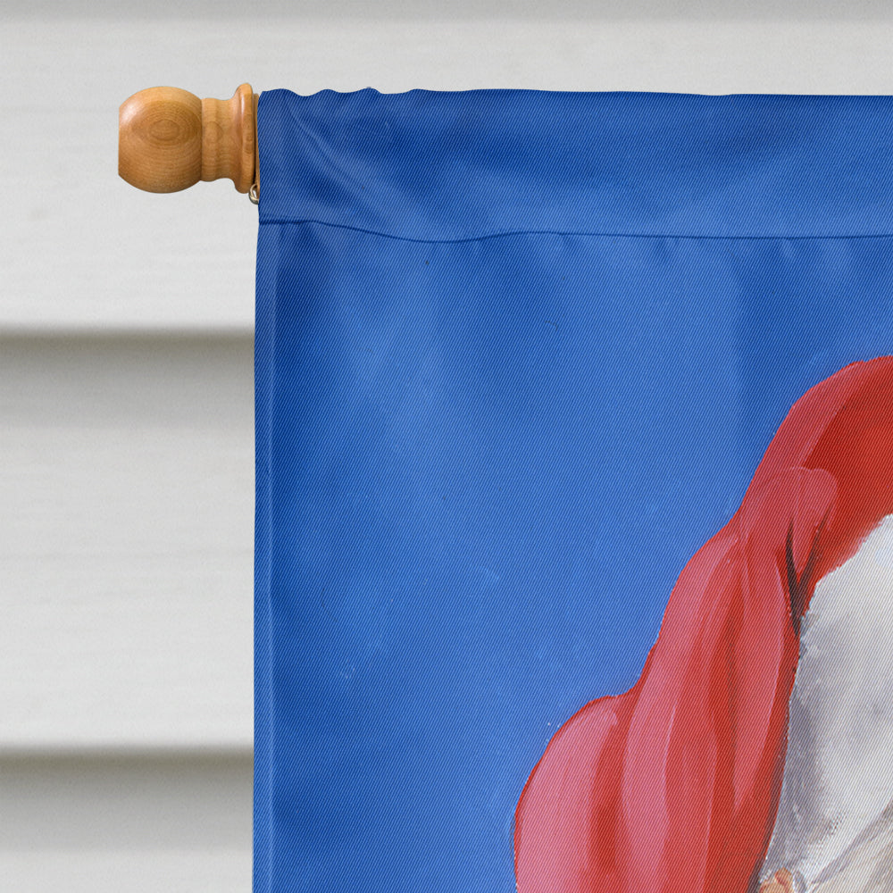 Santa Claus Just for You House Flag 28x40 Porch Sleeve Pole Decorative Outside Yard Banner Artwork Wall Hanging, Polyester