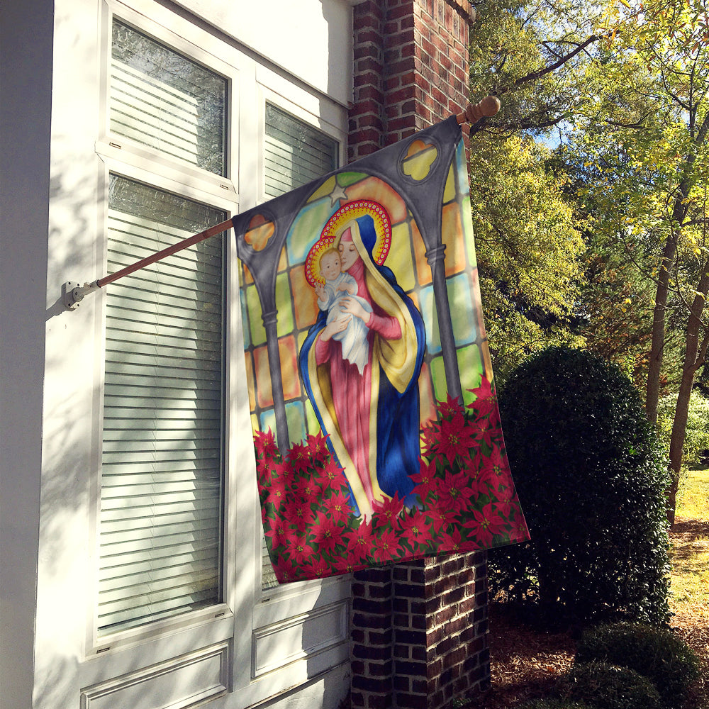 Jesus The Holy Infant House Flag 28x40 Porch Sleeve Pole Decorative Outside Yard Banner Artwork Wall Hanging, Polyester