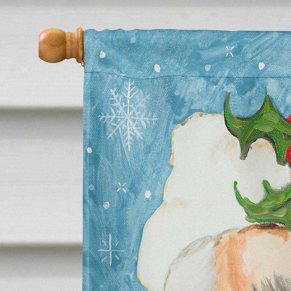 Santa Claus Old Father Christmas House Flag 28x40 Porch Sleeve Pole Decorative Outside Yard Banner Artwork Wall Hanging, Polyester