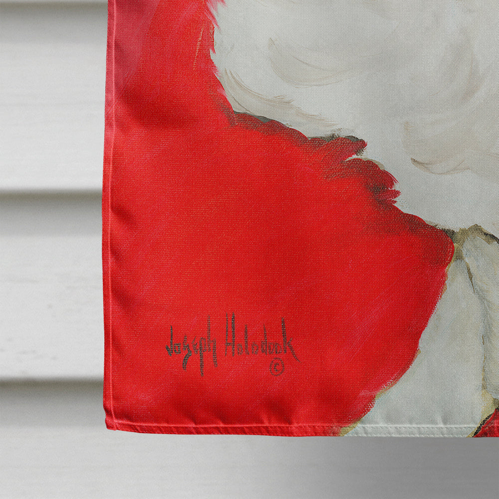 Santa Claus Old Father Christmas House Flag 28x40 Porch Sleeve Pole Decorative Outside Yard Banner Artwork Wall Hanging, Polyester