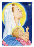 Jesus and Mary Star of Wonder Christmas House Flag 28x40 Porch Sleeve Pole Decorative Outside Yard Banner Artwork Wall Hanging, Polyester