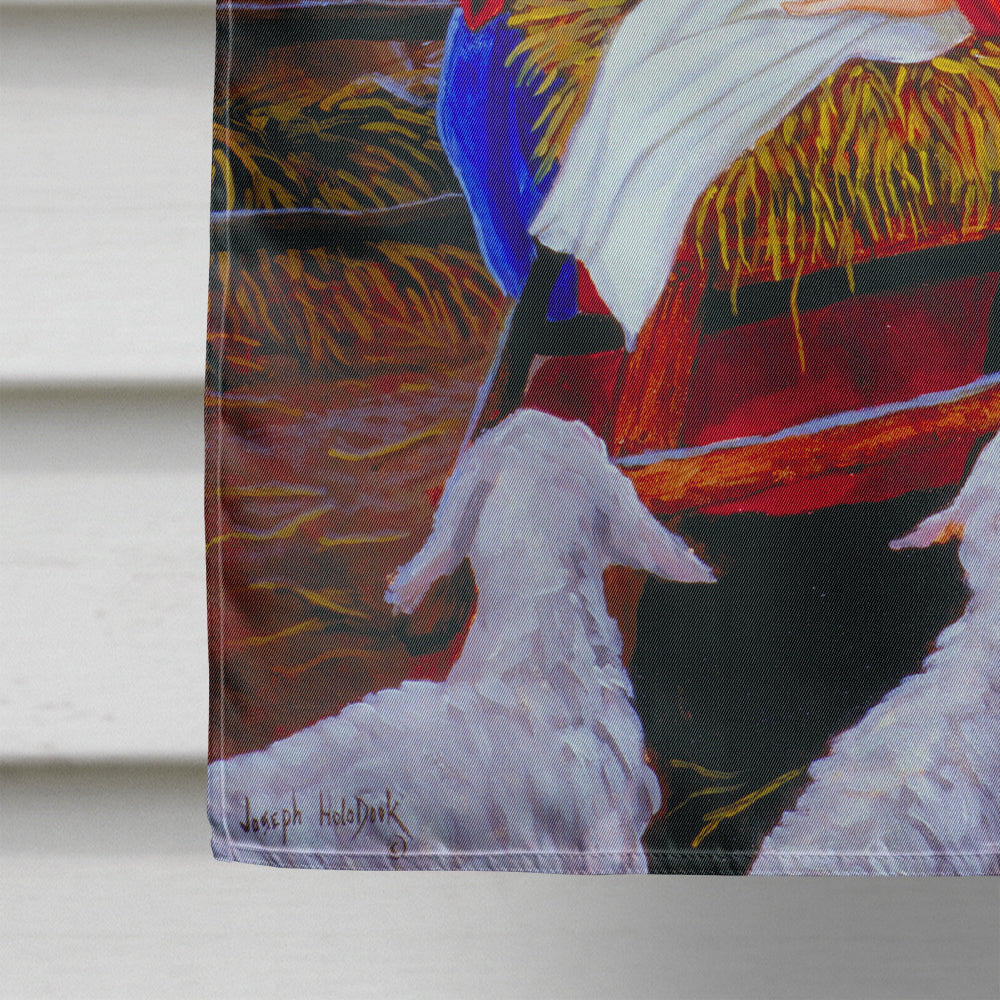 Nativity Silent Night House Flag 28x40 Porch Sleeve Pole Decorative Outside Yard Banner Artwork Wall Hanging, Polyester