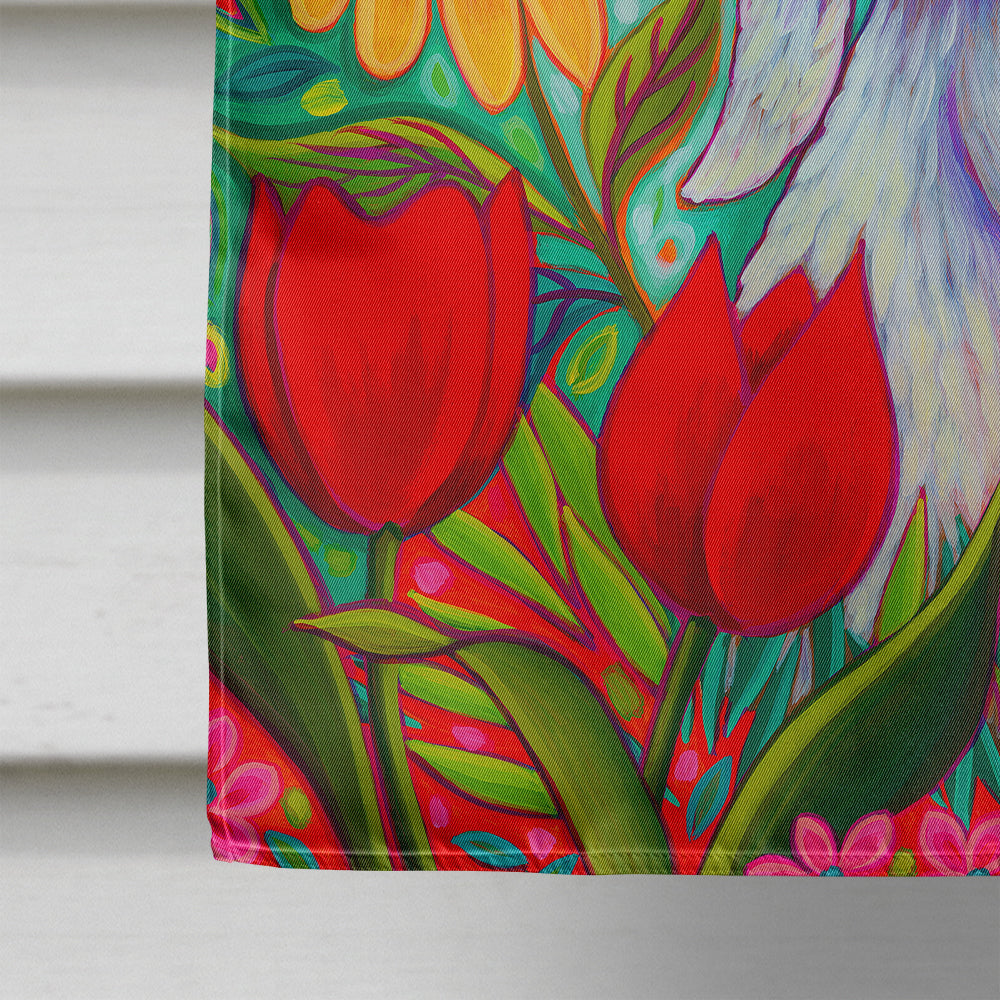 Little Spring Hippity Hop Easter House Flag 28x40 Porch Sleeve Pole Decorative Outside Yard Banner Artwork Wall Hanging, Polyester