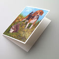 Beagle Hunter Hunted Greeting Cards Pack of 8 Blank Cards with Envelopes Whimsical A7 Size 5x7