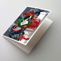 Boston Terrier Letter to Santa Christmas Greeting Cards Pack of 8 Blank Cards with Envelopes Whimsical A7 Size 5x7