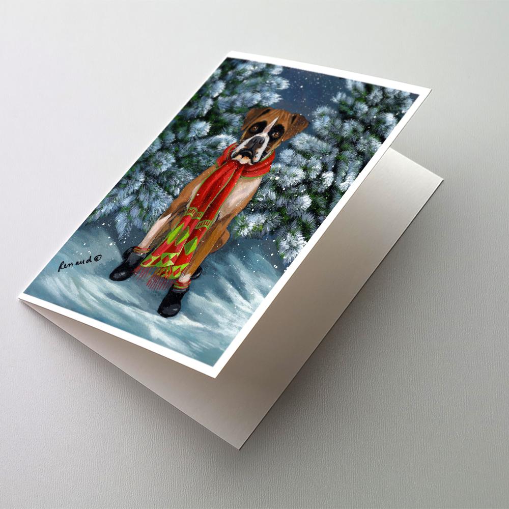 Boxer Let's Play Christmas Greeting Cards Pack of 8 Blank Cards with Envelopes Whimsical A7 Size 5x7