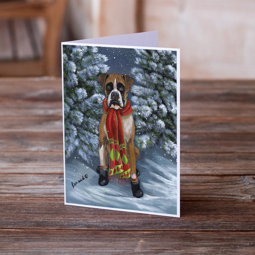 Boxer Let's Play Christmas Greeting Cards Pack of 8 Blank Cards with Envelopes Whimsical A7 Size 5x7