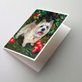 Cairn Terrier Apples Greeting Cards Pack of 8 Blank Cards with Envelopes Whimsical A7 Size 5x7