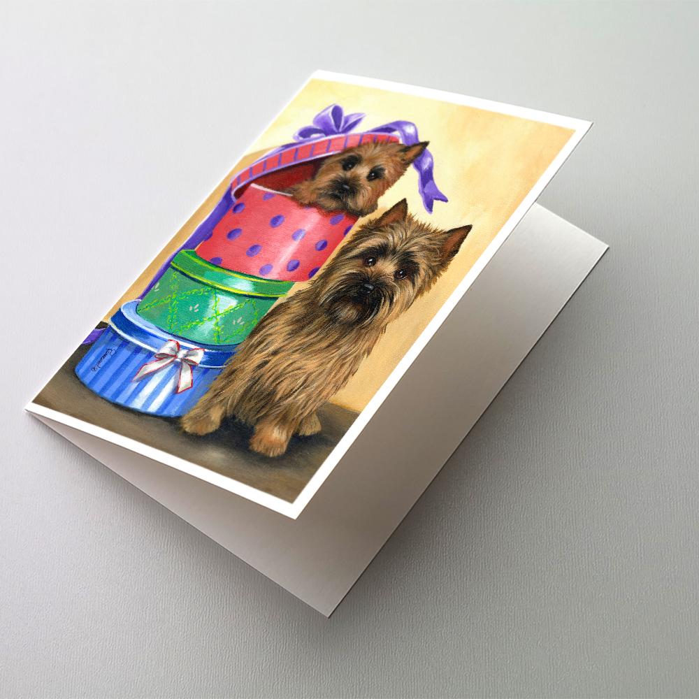 Cairn Terrier Boudoir Greeting Cards Pack of 8 Blank Cards with Envelopes Whimsical A7 Size 5x7