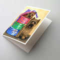 Cairn Terrier Boudoir Greeting Cards Pack of 8 Blank Cards with Envelopes Whimsical A7 Size 5x7