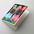 Cairn Terrier Easter Bunnies Greeting Cards Pack of 8 Blank Cards with Envelopes Whimsical A7 Size 5x7