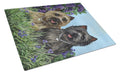 Cairn Terrier Donation Cutting Board Tempered Glass Kitchen Cutting Surface, Heat Resistant Chopping, Non-Slip Feet, Food Prep & Serving