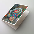 Cairn Terrier Trio Greeting Cards Pack of 8 Blank Cards with Envelopes Whimsical A7 Size 5x7