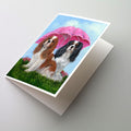Cavalier Spaniel Royal Subjects Greeting Cards Pack of 8 Blank Cards with Envelopes Whimsical A7 Size 5x7