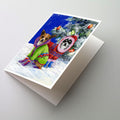 Chihuahua Christmas Snowflakes Greeting Cards Pack of 8 Blank Cards with Envelopes Whimsical A7 Size 5x7