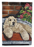 Cocker Spaniel Life is Good House Flag 28x40 Porch Sleeve Pole Decorative Outside Yard Banner Artwork Wall Hanging, Polyester