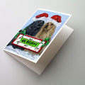 Cocker Spaniel Christmas Greeting Cards Pack of 8 Blank Cards with Envelopes Whimsical A7 Size 5x7
